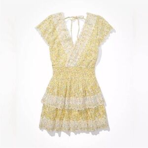 American Eagle Garden Party Wrap Dress size XS